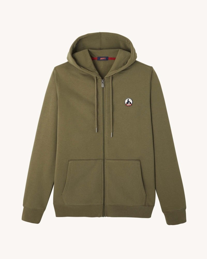 JOTT Mexico Hoodie Herr Olivgröna | HPL-0618