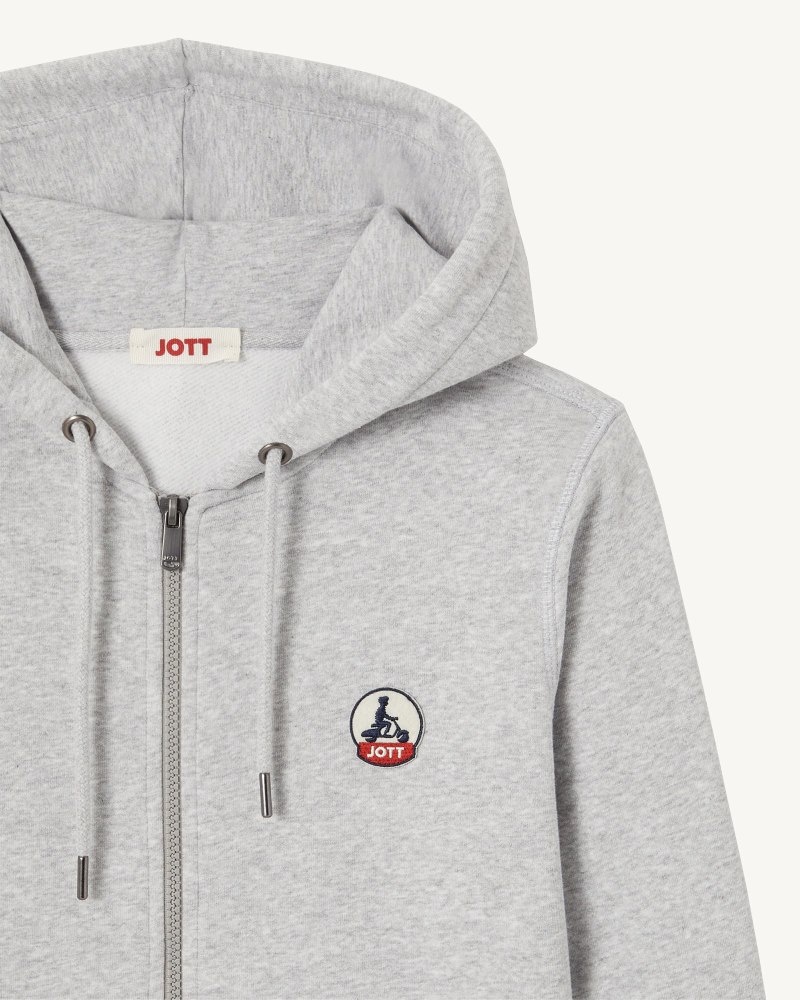 JOTT Mottled Oaxaca Hoodie Dam Grå | LYA-9475