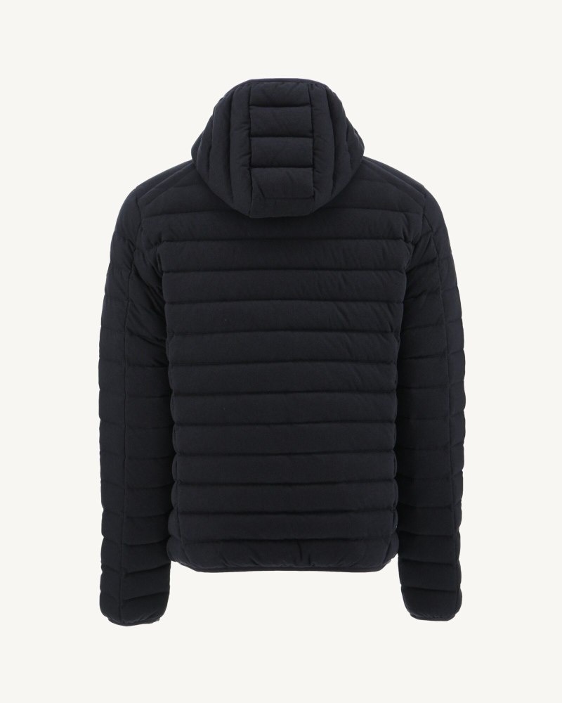 JOTT Nico Hooded Jersey Pufferjackor Herr Marinblå | IWA-8898