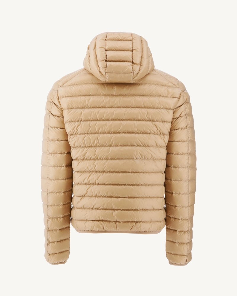 JOTT Nico Light Hooded Dunjackor Herr Beige | TDV-0645