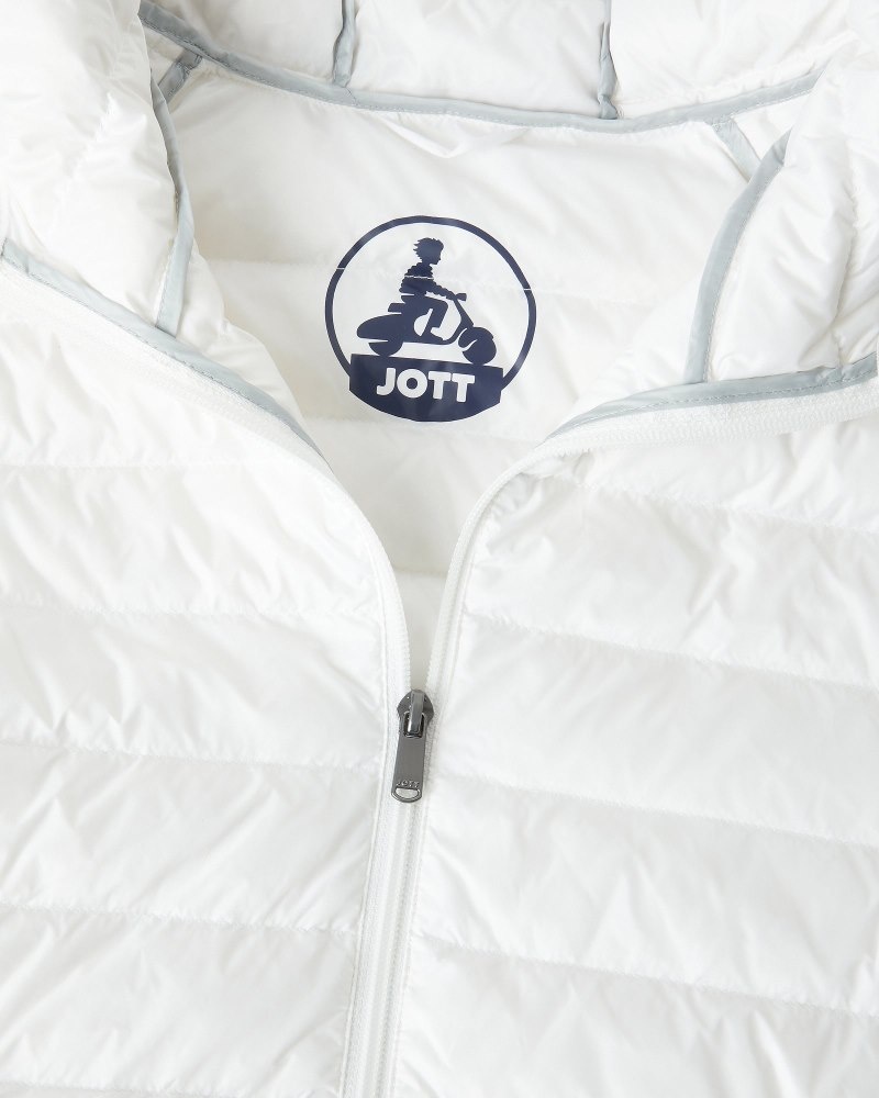 JOTT Nico Light Hooded Pufferjackor Herr Vita | DXE-2785