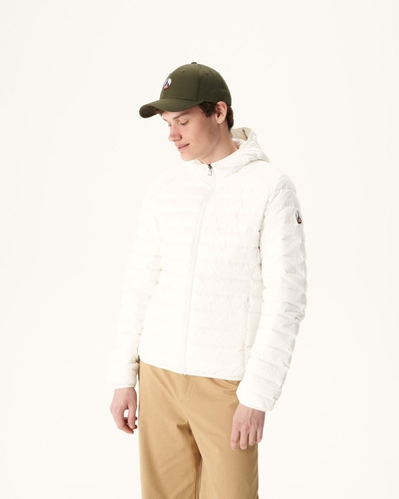 JOTT Nico Light Hooded Pufferjackor Herr Vita | DXE-2785