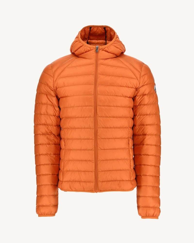 JOTT Nico Lätta Hooded Dunjackor Herr Orange | SZW-6162