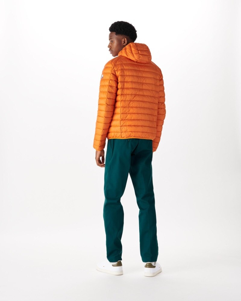 JOTT Nico Lätta Hooded Dunjackor Herr Orange | SZW-6162