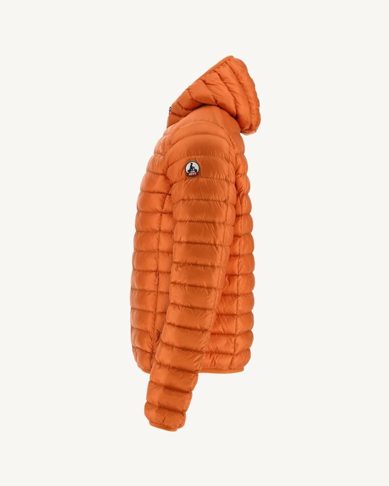 JOTT Nico Lätta Hooded Dunjackor Herr Orange | SZW-6162