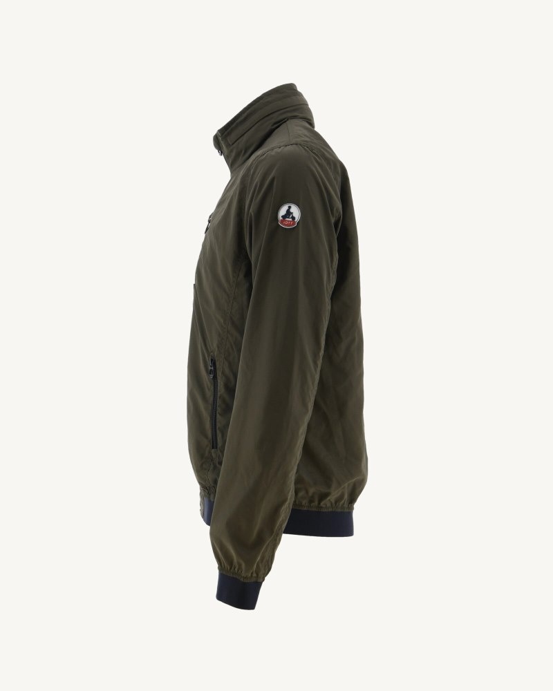 JOTT Oregon Pocketable Hooded Jacka Herr Olivgröna | OYF-3468