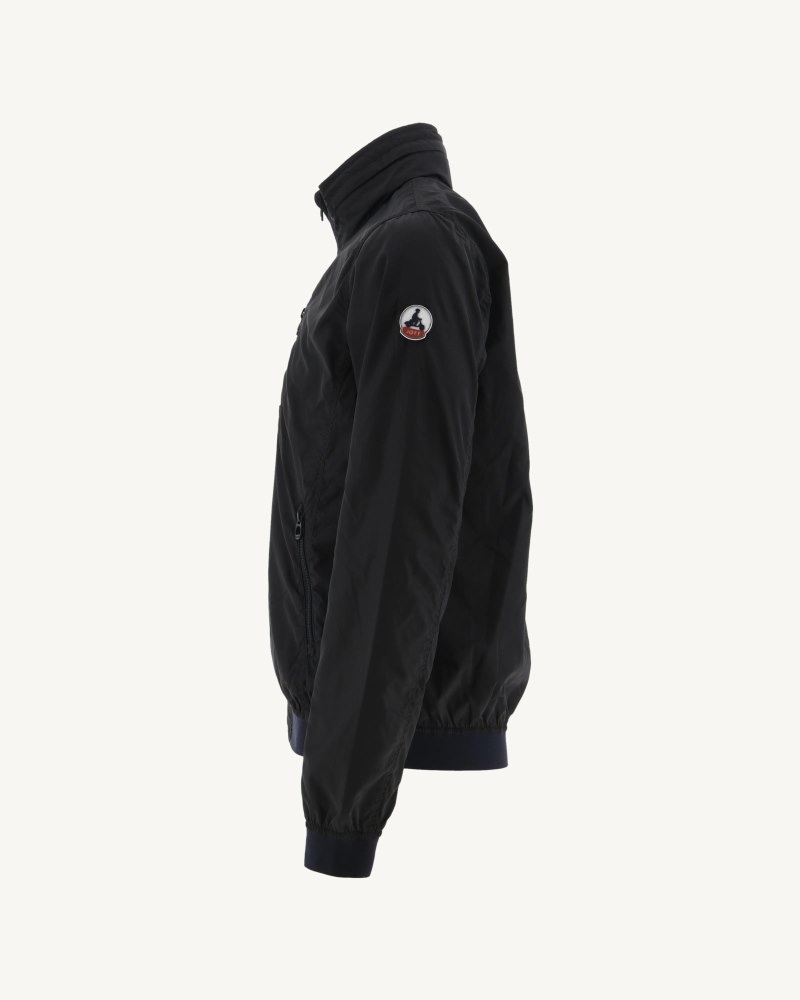 JOTT Oregon Pocketable Hooded Jacka Herr Svarta | GLX-8395