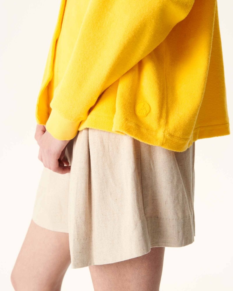 JOTT Pamplona Citron Long Sleeve Cardigan Dam Citron | ASU-4340