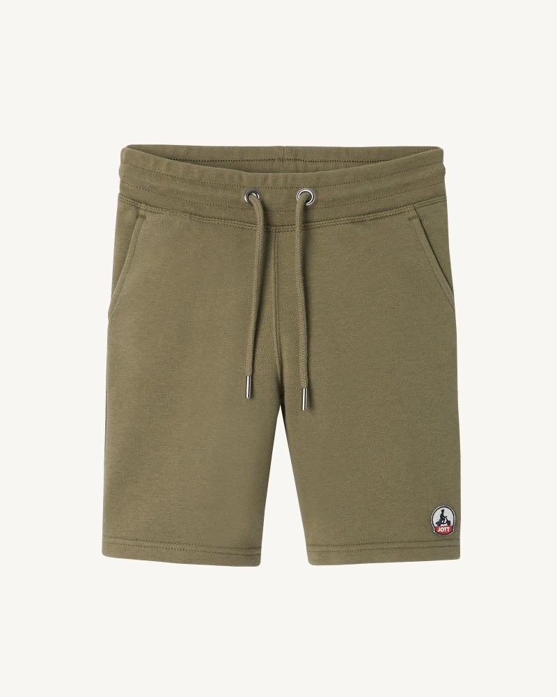 JOTT Pereira Organic Bomull Shorts Barn Olivgröna | JWK-9897