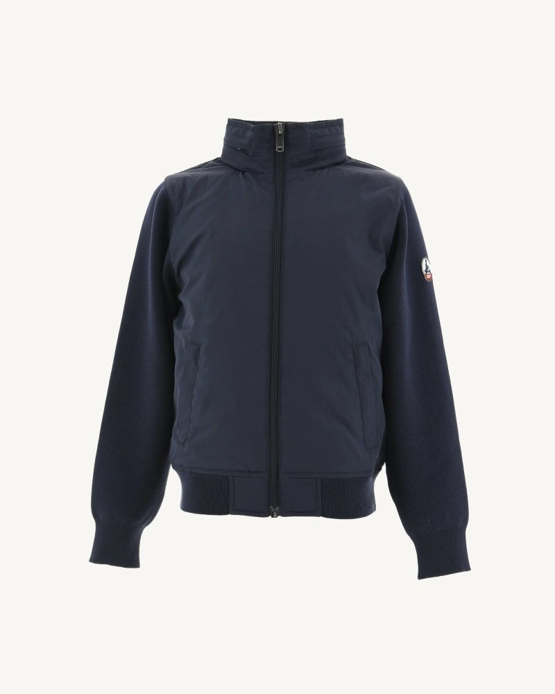 JOTT Real Light Hooded Jacka Barn Marinblå | WHO-4750