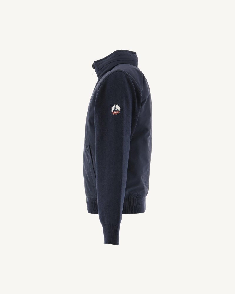 JOTT Real Light Hooded Jacka Barn Marinblå | WHO-4750