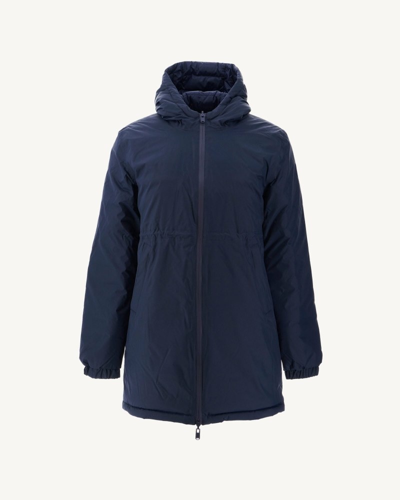 JOTT Roma Reversible Long Dunjackor Dam Marinblå | GDT-4772