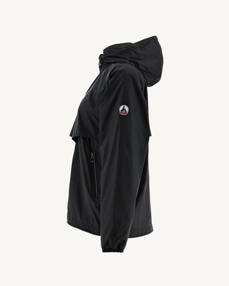 JOTT Scirocco Hooded Vindjacka Dam Svarta | ZOZ-2909