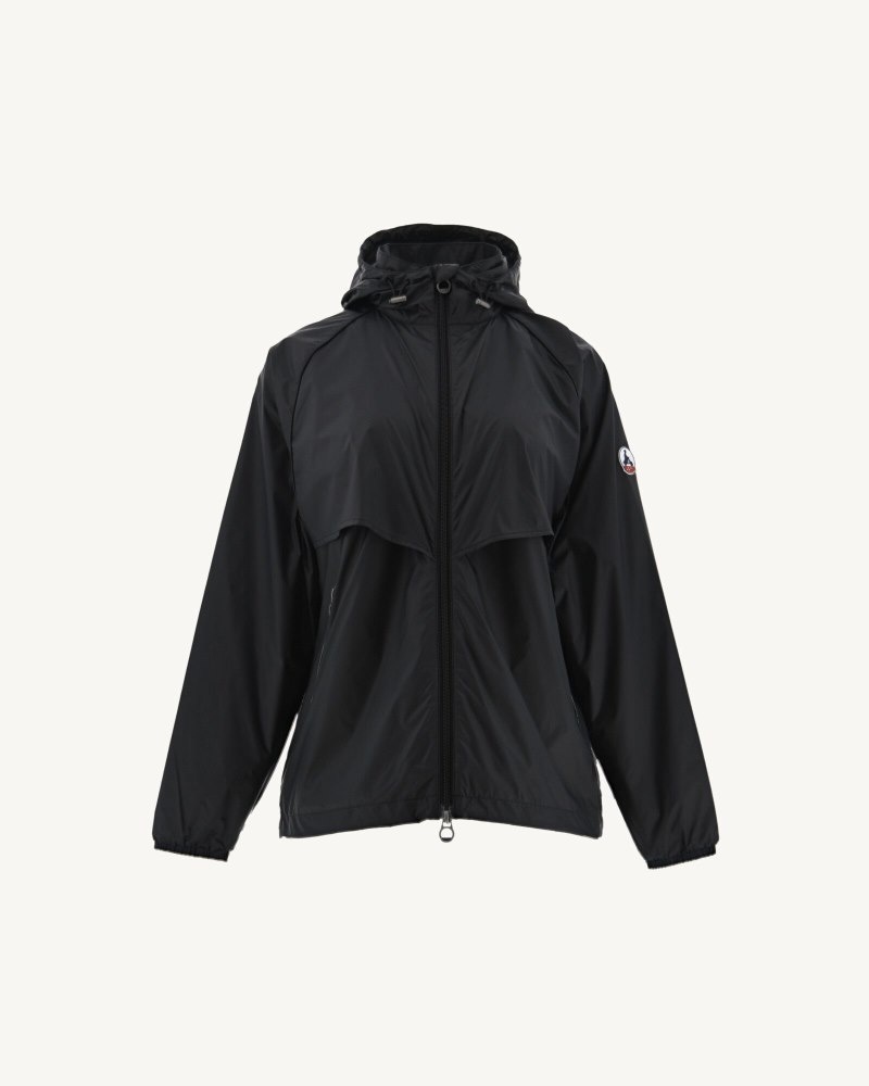 JOTT Scirocco Hooded Vindjacka Dam Svarta | ZOZ-2909