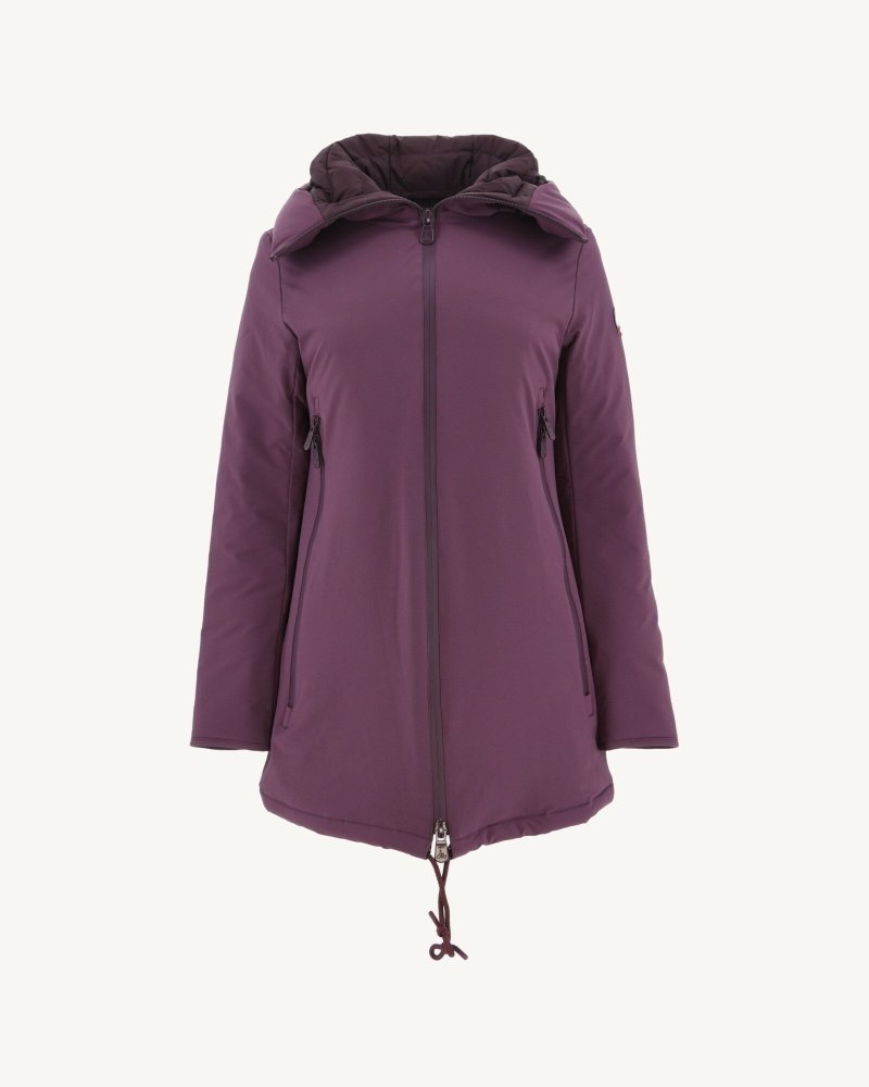 JOTT Siberian Hooded Pufferjackor Dam Lila | SXZ-0682