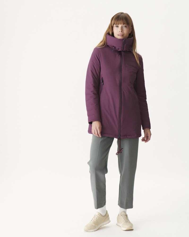 JOTT Siberian Hooded Pufferjackor Dam Lila | SXZ-0682