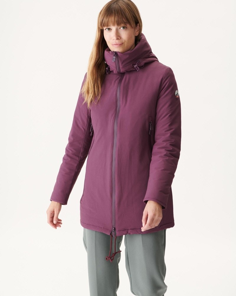 JOTT Siberian Hooded Pufferjackor Dam Lila | SXZ-0682