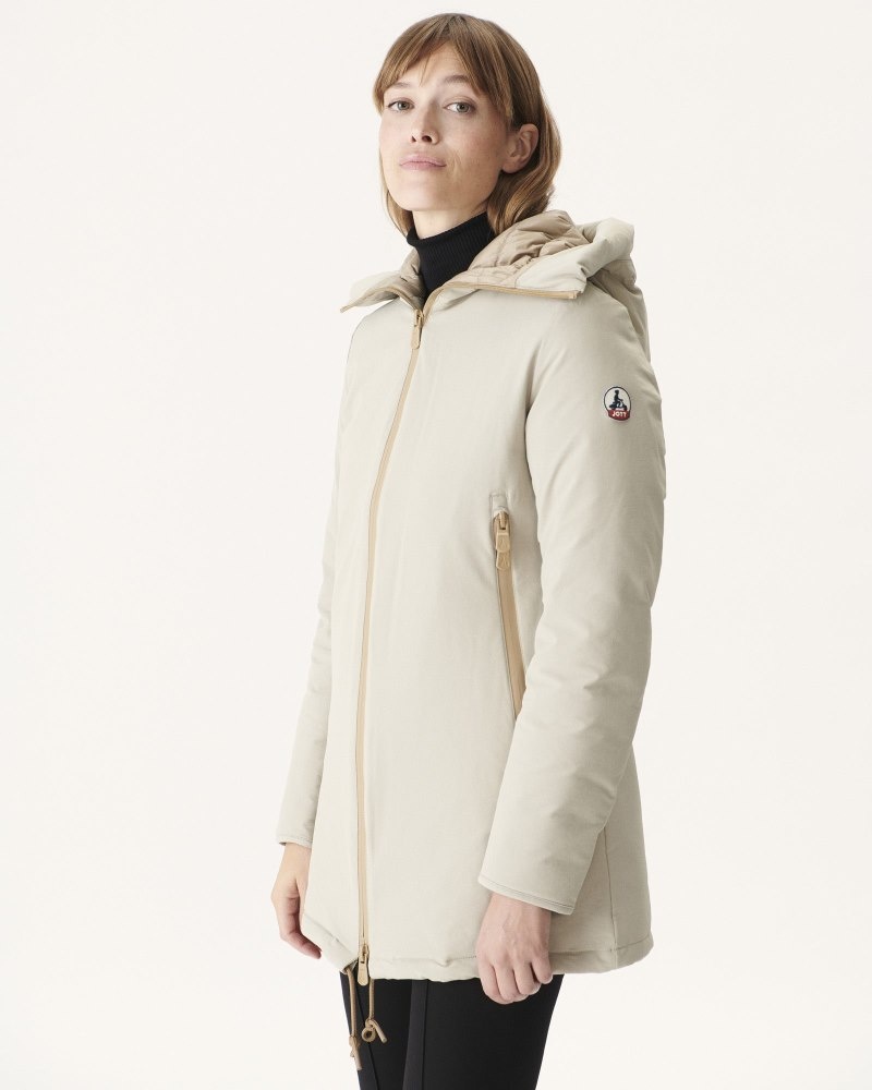 JOTT Siberian Hooded Pufferjackor Dam Beige | ZQB-7120