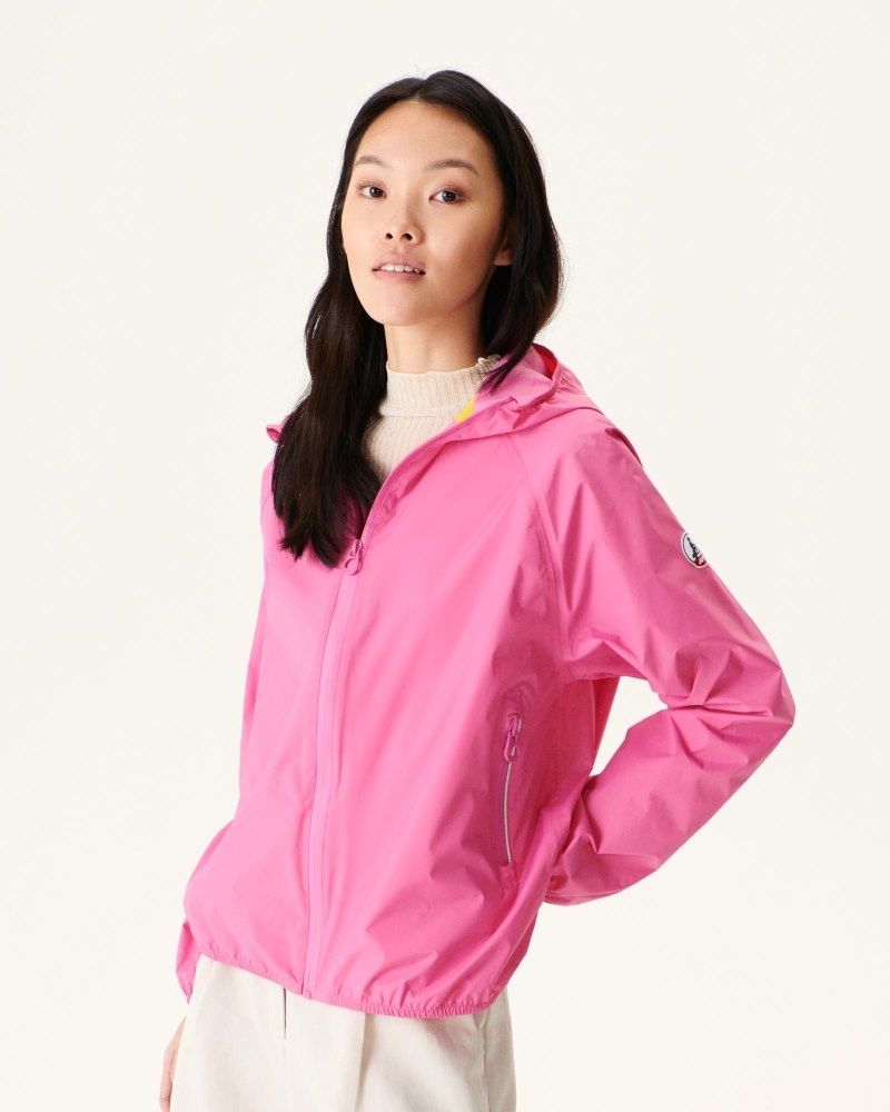 JOTT Singapore Packable Vattentäta Jacka Dam Rosa | VVL-3096