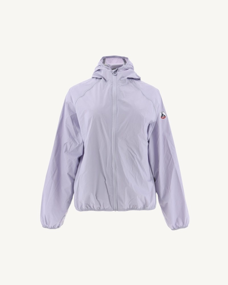 JOTT Singapore Pastel Mauve Hooded Vattentäta Jacka Dam Lila | LII-8014