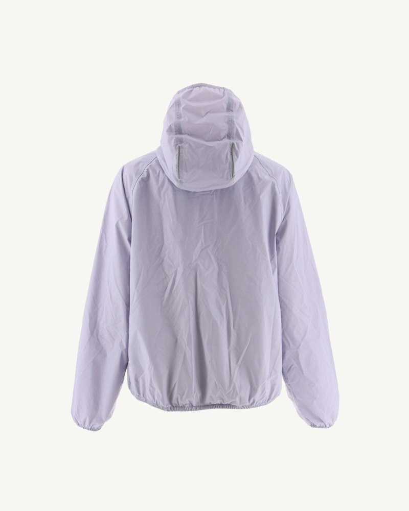 JOTT Singapore Pastel Mauve Hooded Vattentäta Jacka Dam Lila | LII-8014