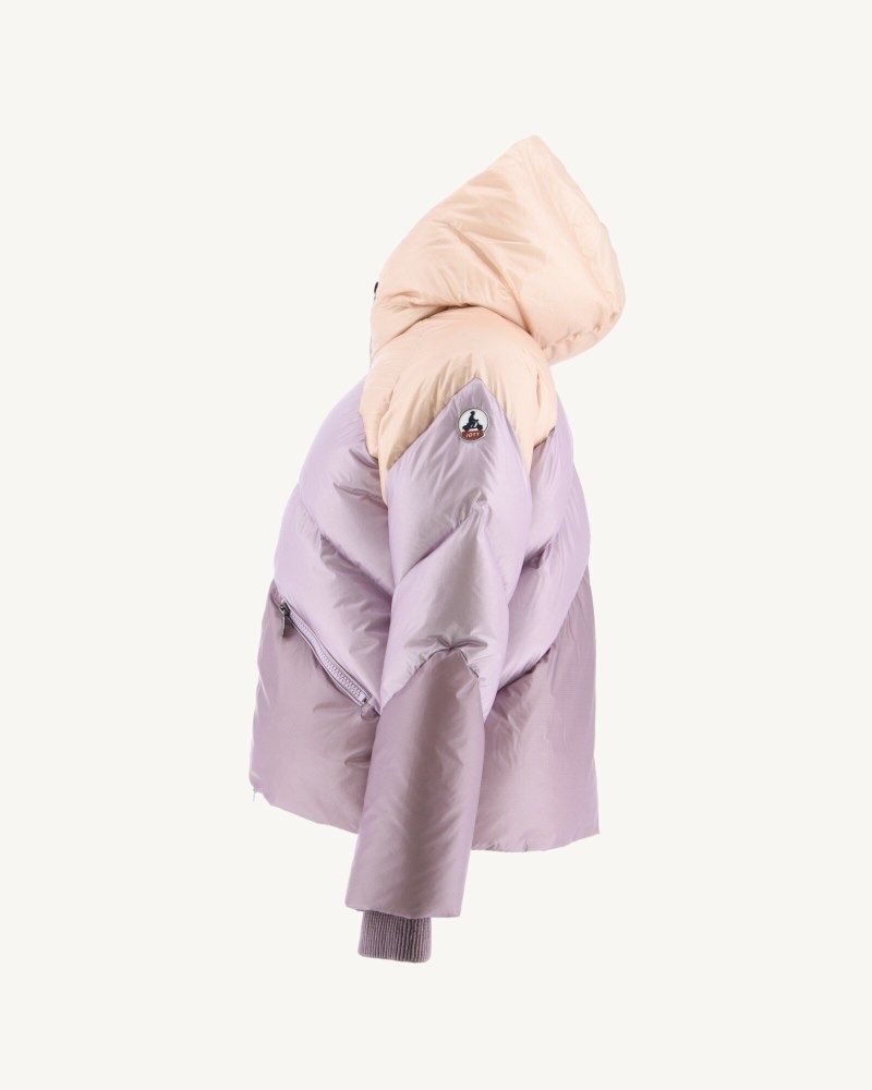 JOTT Stellar Grand Cold Hooded Dunjackor Dam Lila | IOK-6420