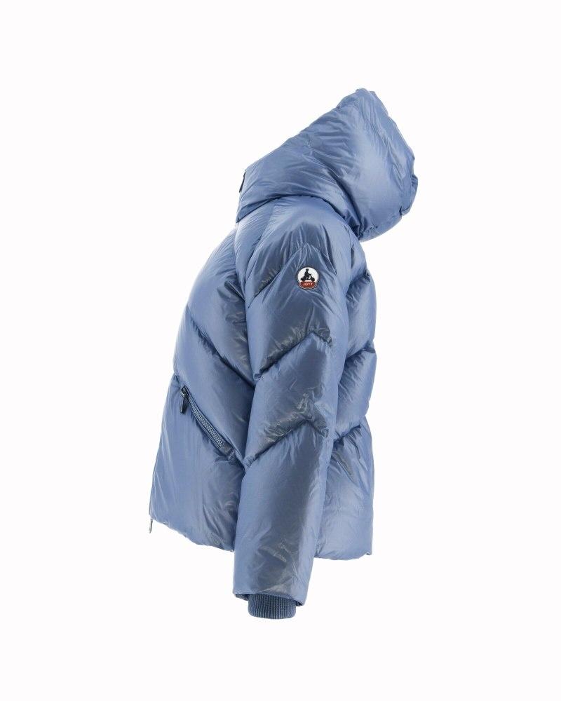 JOTT Stellar Hooded Pufferjackor Dam Blå | FYP-1505