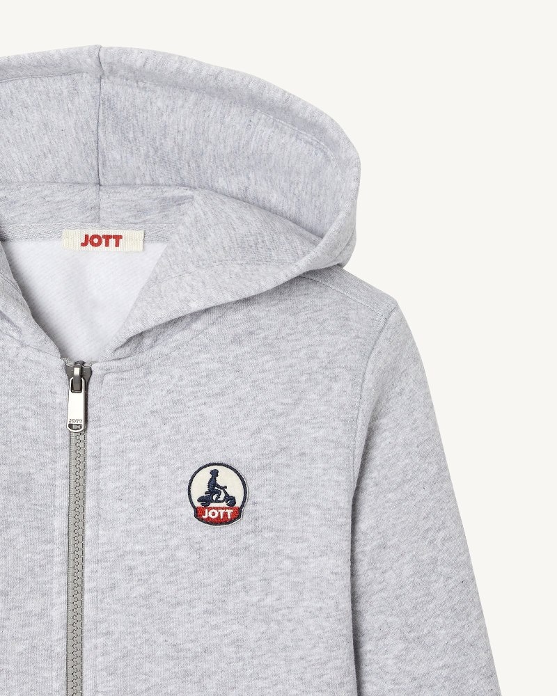 JOTT Tijuana Hoodie Barn Grå | XHT-2711