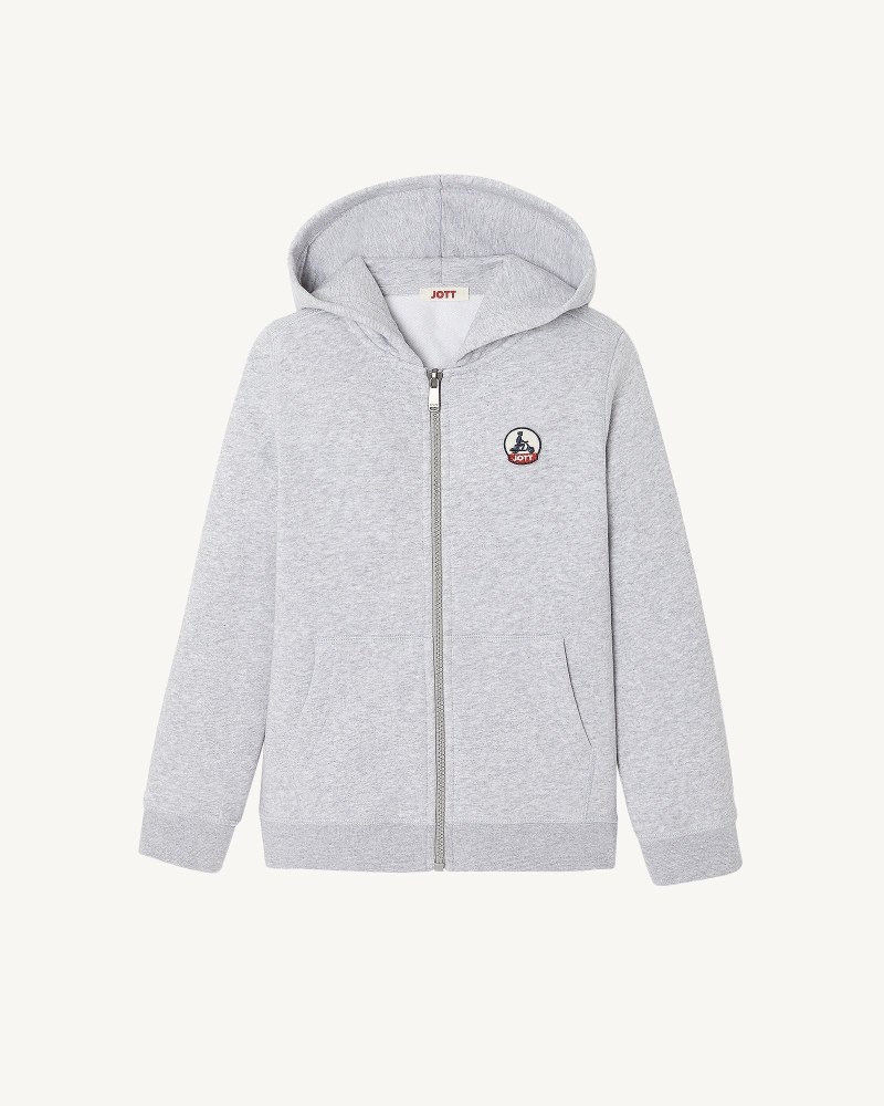 JOTT Tijuana Hoodie Barn Grå | XHT-2711