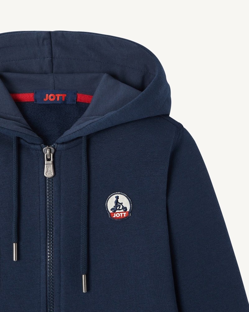 JOTT Tijuana Hoodie Barn Marinblå | WRR-8526