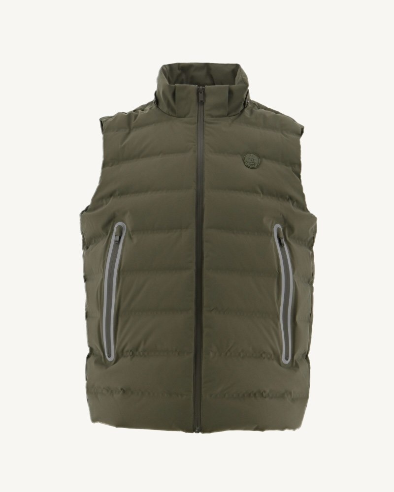 JOTT Ulaan 4-in-1 Hooded Pufferjackor Herr Olivgröna | EUS-2881