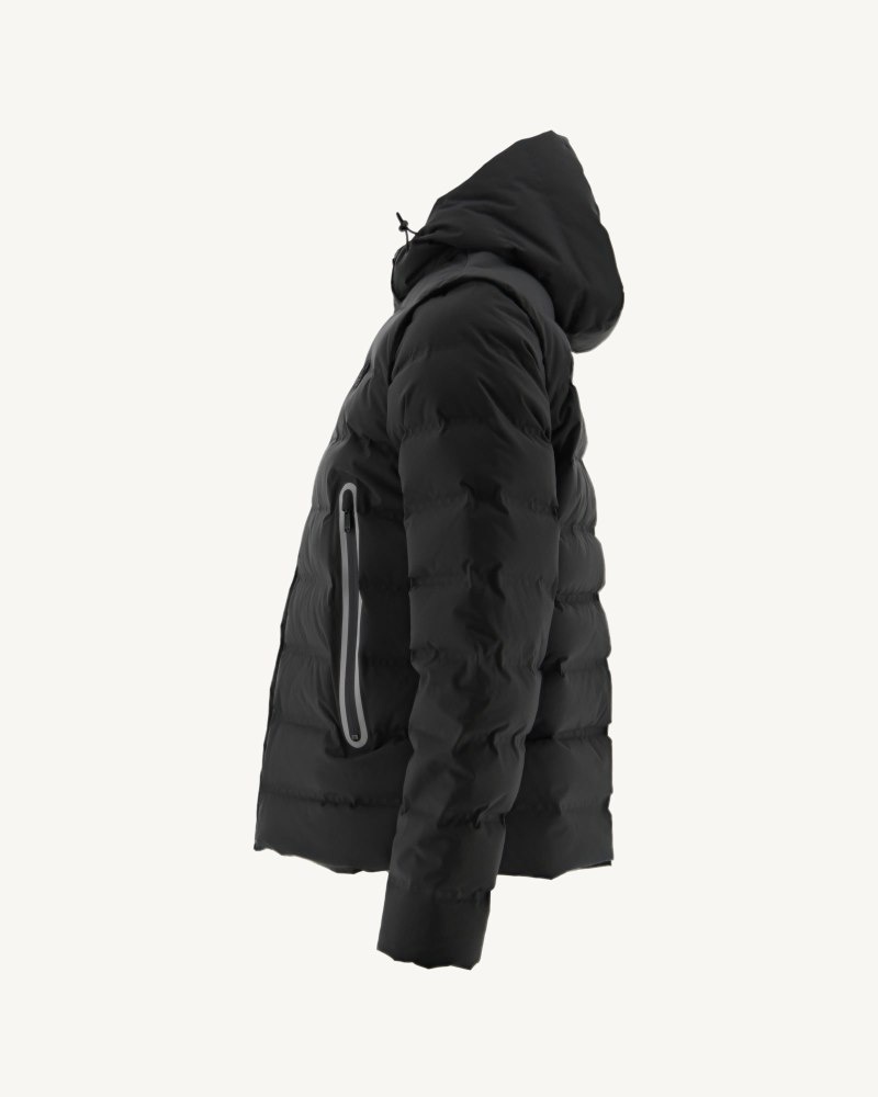 JOTT Ulaan 4-in-1 Hooded Pufferjackor Herr Svarta | LKW-5801