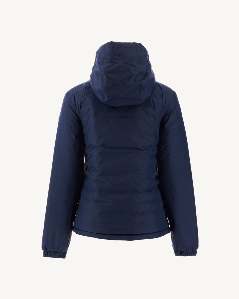 JOTT Vienne Reversible Hooded Pufferjackor Dam Marinblå | TAC-5631