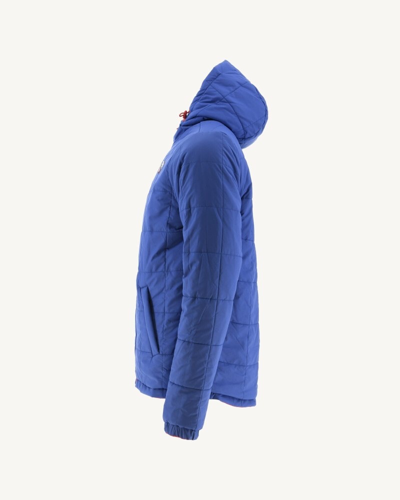 JOTT Vigo Reversible Ultralight Hooded Dunjackor Herr Röda Mörkblå | FSX-2117